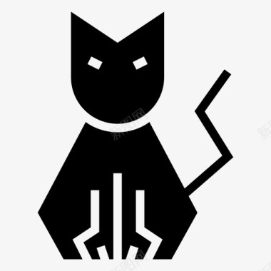 猫幽灵暹罗图标图标