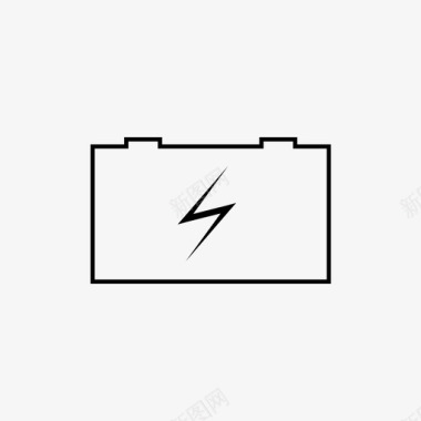 电池电源单元开图标图标