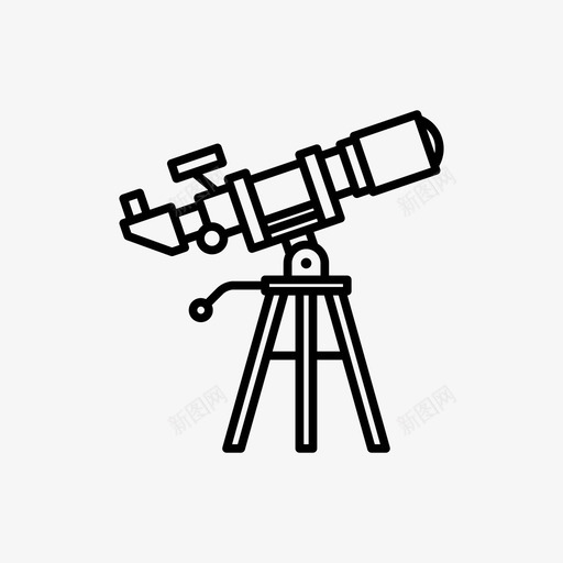望远镜变焦观察图标svg_新图网 https://ixintu.com 变焦 外太空 天文台 太空 宇宙 望远镜 研究 科学 观察 观星