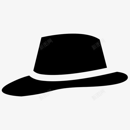帽子古董保龄球图标svg_新图网 https://ixintu.com 保龄球 古董 帽子 德比 牛仔 西部
