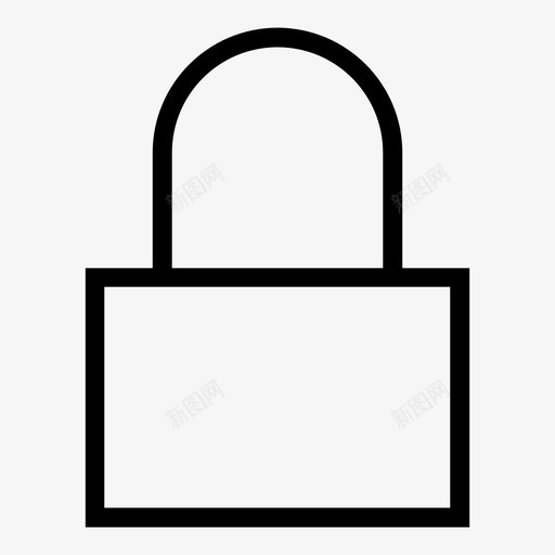 锁包钥匙图标svg_新图网 https://ixintu.com ios 7 包 把手 钥匙 钱包 锁