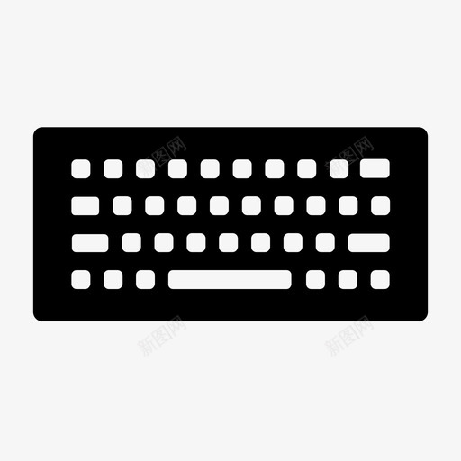 键盘电脑按键图标svg_新图网 https://ixintu.com 按键 电脑 空格键 类型 网络 网络生活黑暗 键盘