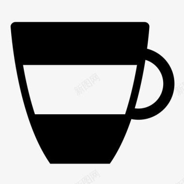 马克杯茶杯陶器图标图标