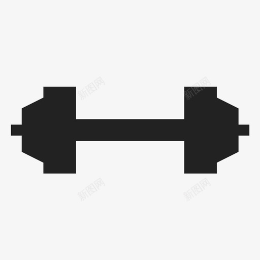 杠铃强化强壮图标svg_新图网 https://ixintu.com 工作 强化 强壮 杠铃 训练 运动 重量 锻炼