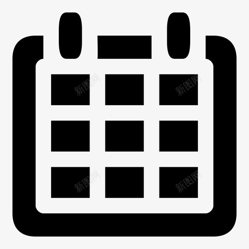 日历日程安排月份图标svg_新图网 https://ixintu.com iro图标集 事件 截止日期 日历 日期 日程安排 时间范围 月份 约会