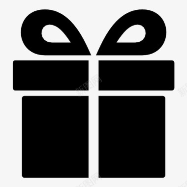 礼物奖品包裹图标图标