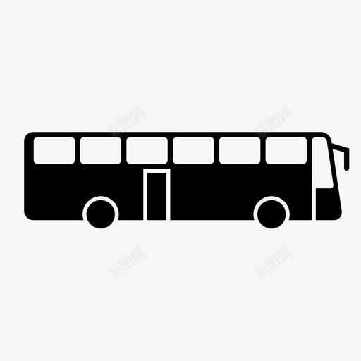 公共汽车车辆旅行图标svg_新图网 https://ixintu.com 交通 交通方式 公共 公共汽车 城市 旅行 车辆 道路 驾驶 驾驶员
