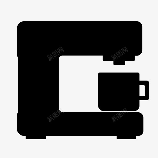 咖啡机茶壶图标svg_新图网 https://ixintu.com 咖啡 咖啡机 壶 机 杯子 浓缩咖啡 爪哇 茶 过滤器