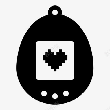 tamagotchi电子游戏复古图标图标