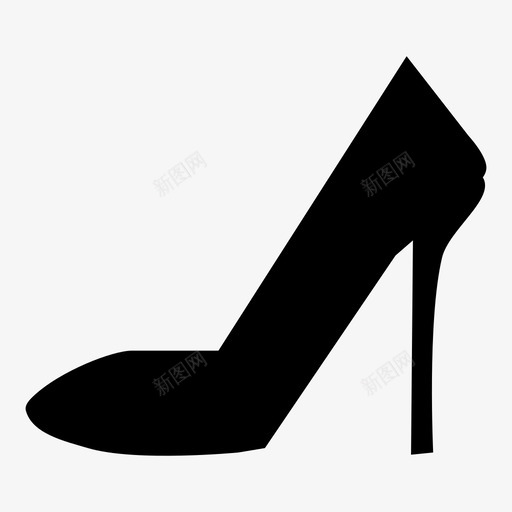 采购产品高跟鞋高跟鞋鞋图标svg_新图网 https://ixintu.com 款式 穿着 细高跟鞋 衣服和衣服 配件 采购产品高跟鞋 鞋 高跟鞋