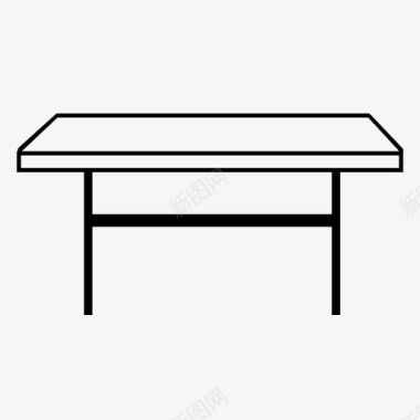 桌子家具木材图标图标