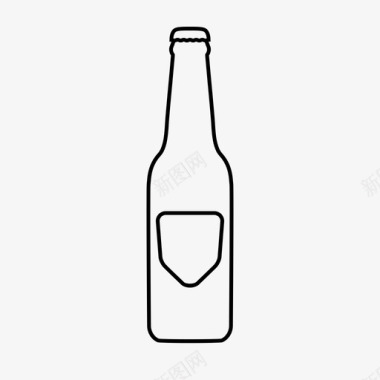 瓶装饮用醉酒图标图标