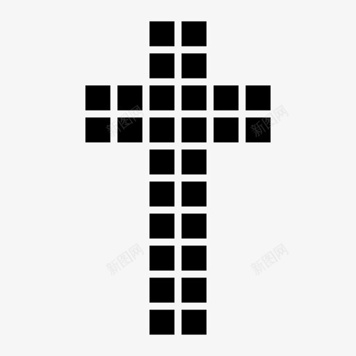 十字架天主教基督教图标svg_新图网 https://ixintu.com 十字架 基督教 天主教 宗教 教会 耶稣