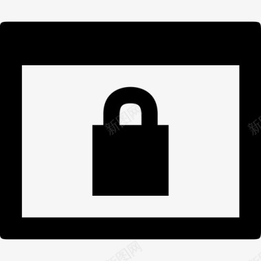 窗口锁定应用程序受保护图标图标