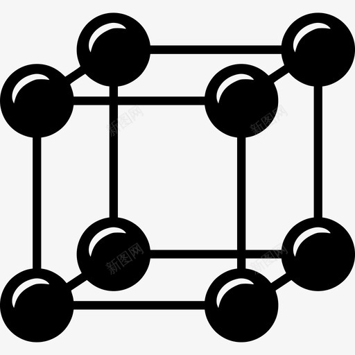 分子结构离子图标svg_新图网 https://ixintu.com 分子 化学 化学键 离子 结构 键合