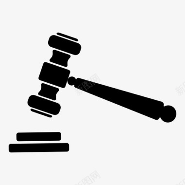 木槌法律律师图标图标