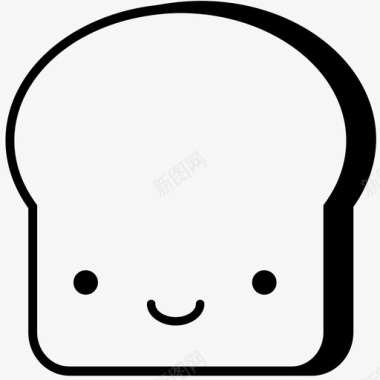 面包面部表情情感图标图标