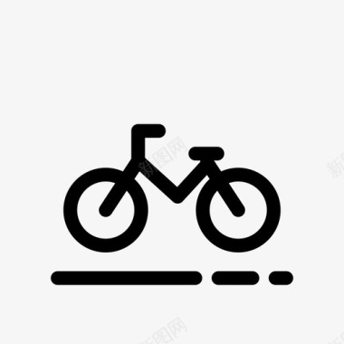 自行车轮子步行图标图标