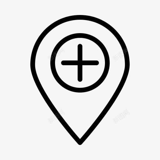 地图标记移动更多svg_新图网 https://ixintu.com 地图标记 定位 定位地图 实用图标 导航 更多 移动