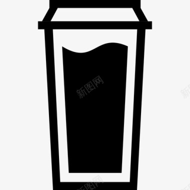 咖啡杯去咖啡外卖咖啡图标图标