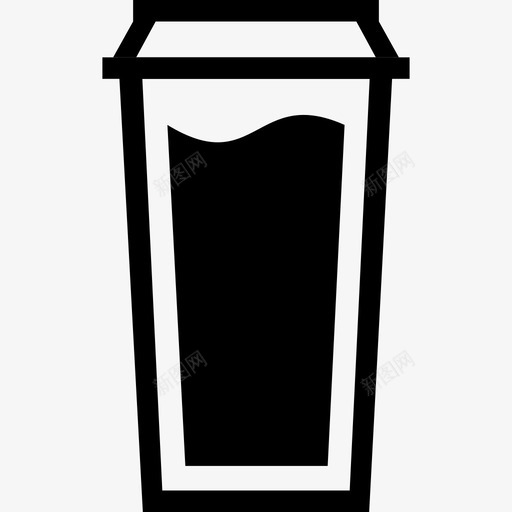咖啡杯去咖啡外卖咖啡图标svg_新图网 https://ixintu.com 去咖啡 咖啡杯 外卖咖啡 大杯咖啡