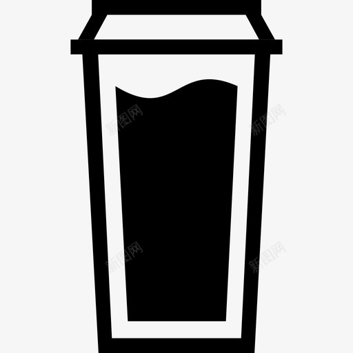 咖啡杯去咖啡外卖咖啡图标svg_新图网 https://ixintu.com 去咖啡 咖啡杯 外卖咖啡 大杯咖啡