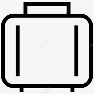 旅行箱行李箱律师图标图标