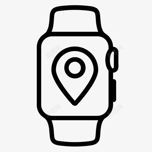 applewatch尖端技术时尚图标svg_新图网 https://ixintu.com applewatch applewatch图标 pin 位置 创新 地图 尖端技术 时尚 易用 精致