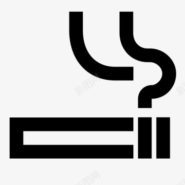 香烟癌症吸烟图标图标