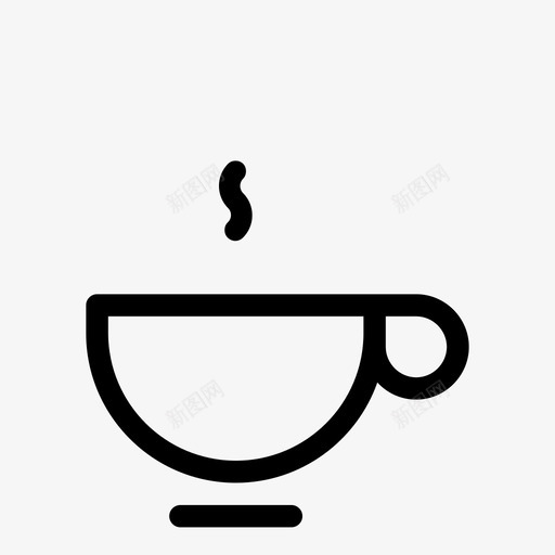 茶杯蒸热饮料图标svg_新图网 https://ixintu.com 咖啡 咖啡因 咖啡茶 新鲜 温水 热饮料 茶杯 蒸 饮料