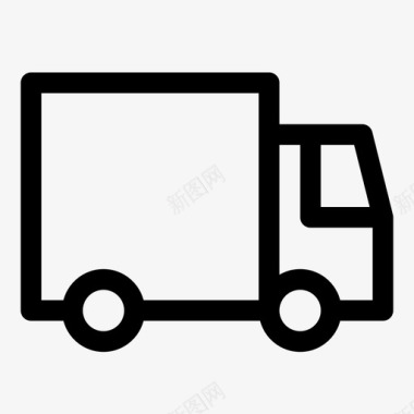 卡车运输运输服务图标图标