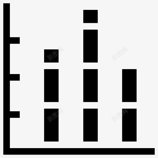 条形图箭头业务图图标svg_新图网 https://ixintu.com 业务图 图表 报表条形图 数据 条形图 箭头