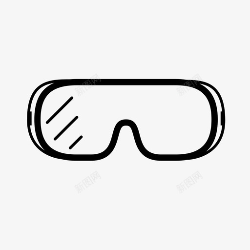 护目镜实验室面罩图标svg_新图网 https://ixintu.com 商店 实验室 护目镜 科学 科学实验 科学设备 解决方案 防护 面罩