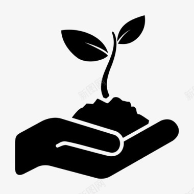 生长生产繁荣图标图标