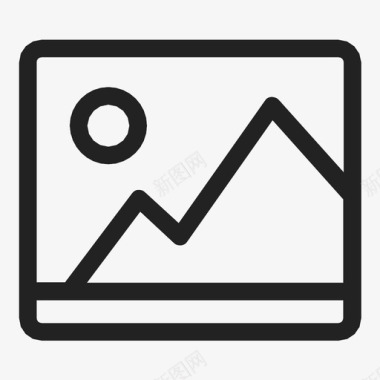 图像风景山脉图标图标