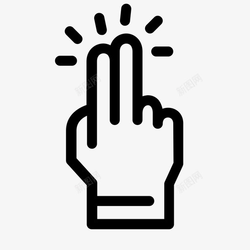 两个手指点击移动交互点图标svg_新图网 https://ixintu.com 两个手指 两个手指点击 交互屏幕 屏幕 手和手势 点 移动交互 触摸 触摸交互 触摸屏 触摸手势