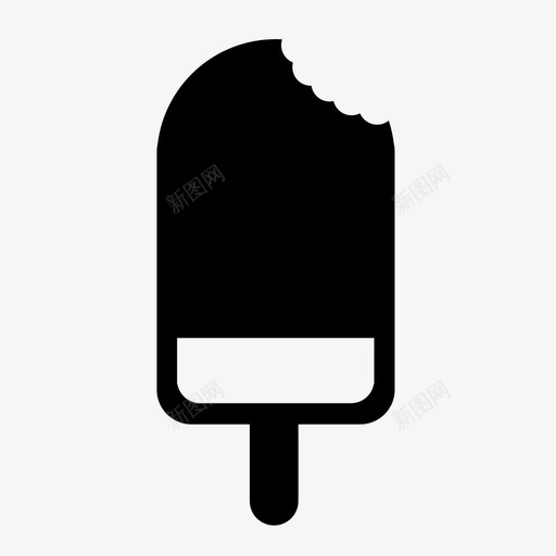 冰淇淋夏天冰棍图标svg_新图网 https://ixintu.com 冰棍 冰淇淋 冷冻 凉爽 夏天 寒冷 小孩 新鲜 甜点 食物