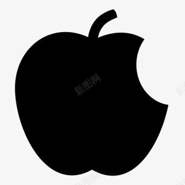 苹果样品切片图标图标