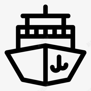 销售海运航运图标图标