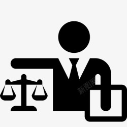 辩护律师辩护律师大律师图标高清图片