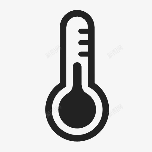 温度计测量测量温度图标svg_新图网 https://ixintu.com 天气 测量 测量温度 温度测量仪 温度计