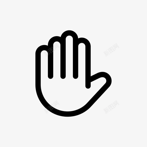 手张开的手张开的手掌图标svg_新图网 https://ixintu.com 人 停止 停止手 张开的手 张开的手掌 手 手的手势 敬礼 触摸
