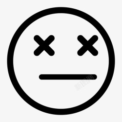 绝对绝对中立微笑扑克图标高清图片