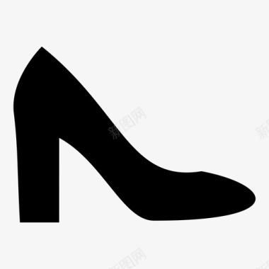 高跟鞋女士鞋鞋图标图标