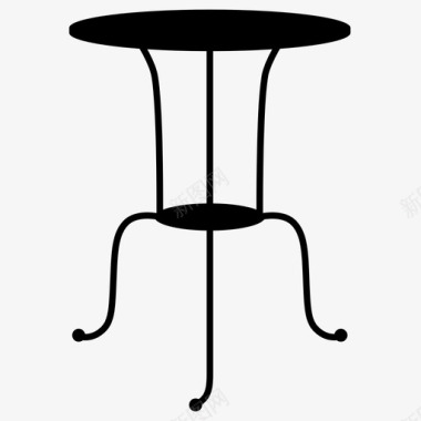 桌子腿厨房图标图标