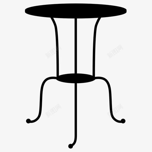 桌子腿厨房图标svg_新图网 https://ixintu.com 厨房 吃 室内 家具 家具2 晚餐 桌子 椅子 腿 茶几 餐桌