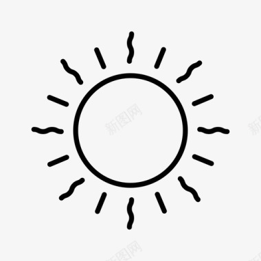 太阳夏天星星图标图标