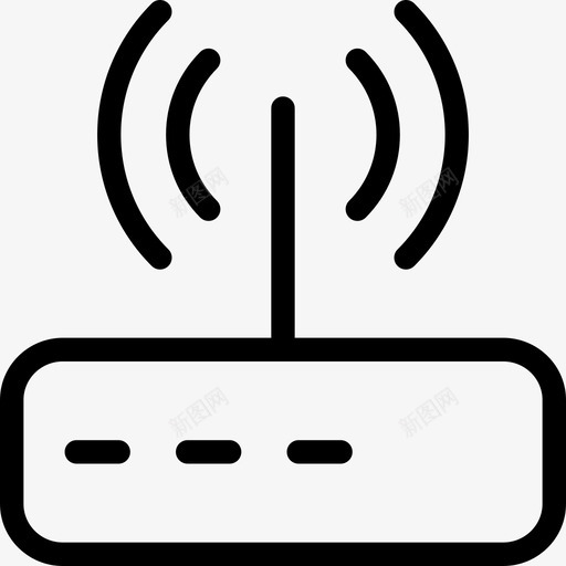调制解调器电子设备互联网图标svg_新图网 https://ixintu.com wifi 互联网 信号 技术 无线 电子设备 调制解调器 路由器