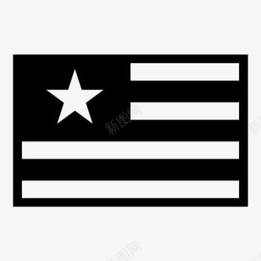 国旗美国条纹图标图标