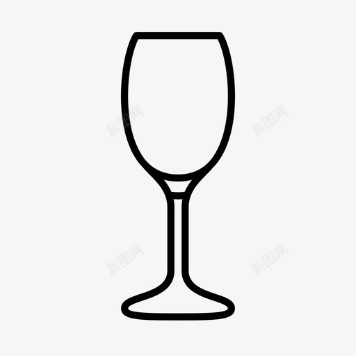 白葡萄酒杯玻璃器皿浪漫图标svg_新图网 https://ixintu.com 浪漫 玻璃器皿 玻璃酒杯 白葡萄酒 白葡萄酒杯 脚 酒杯